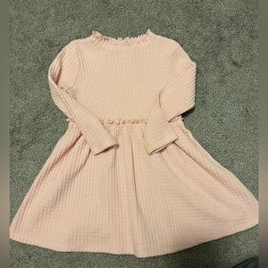 3T Light Pink Girls Long Sleeve Dress